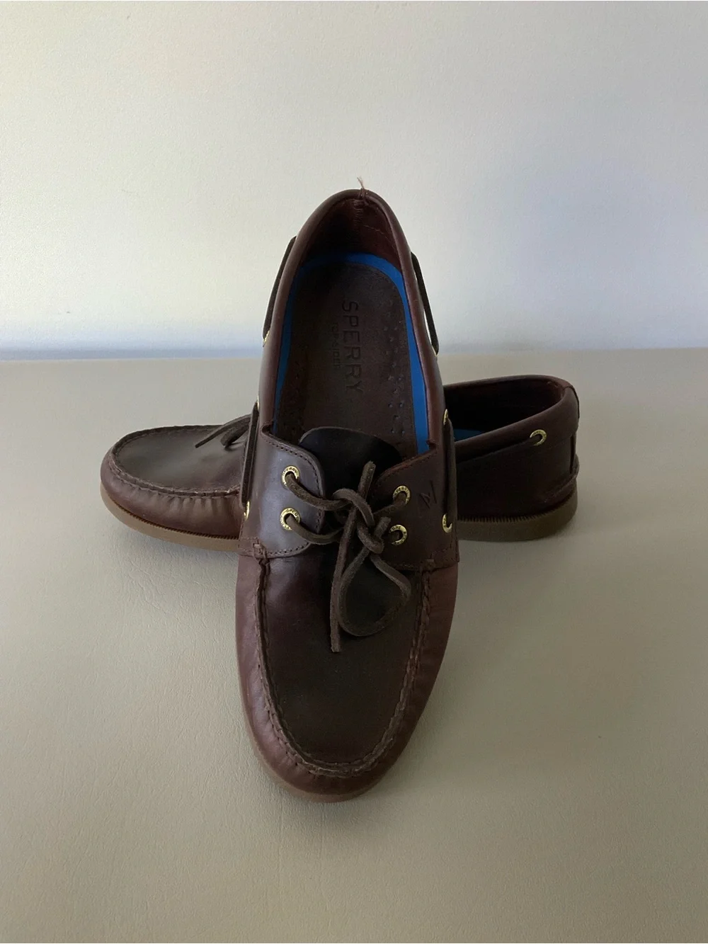 Sperry, Dark Brown, Leather, Loafers